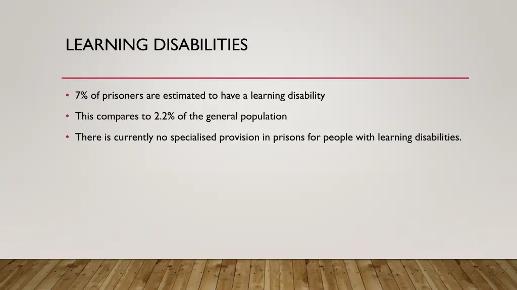 learning disabilities