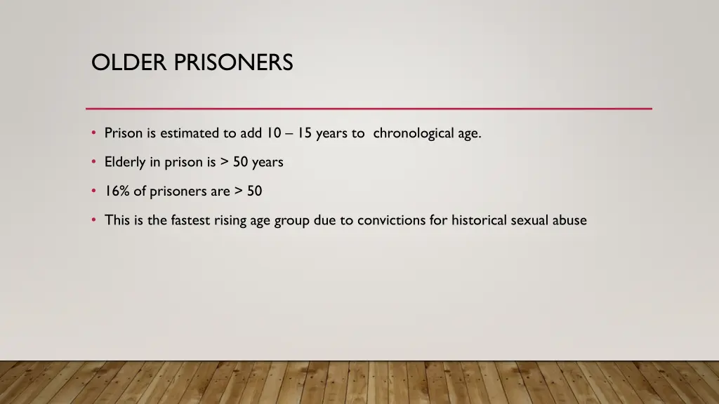 older prisoners