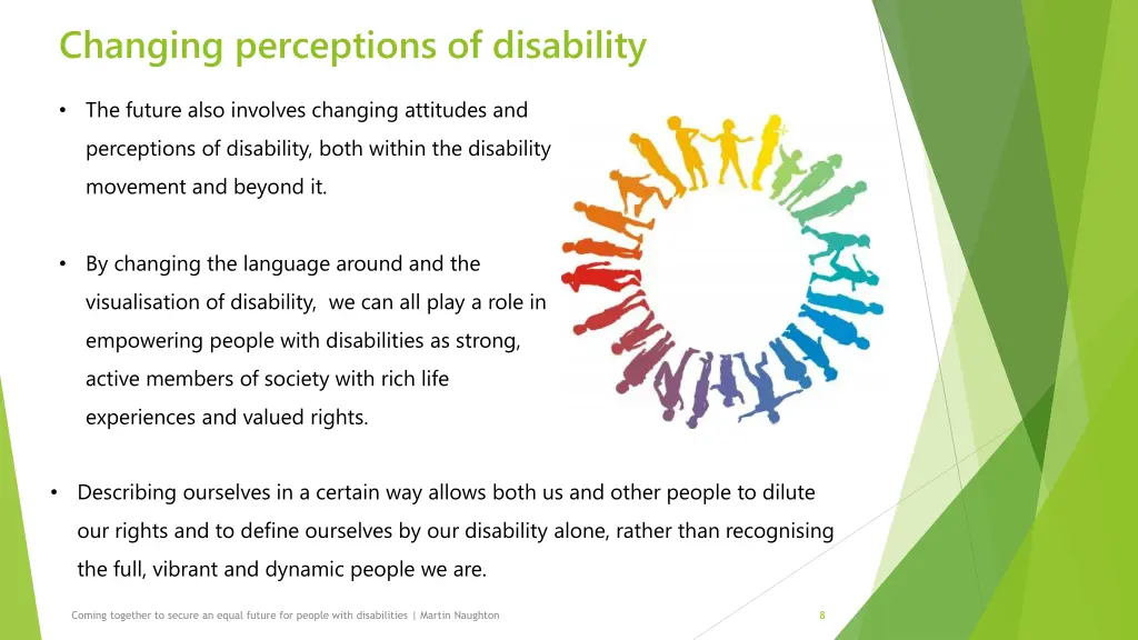 changing perceptions of disability