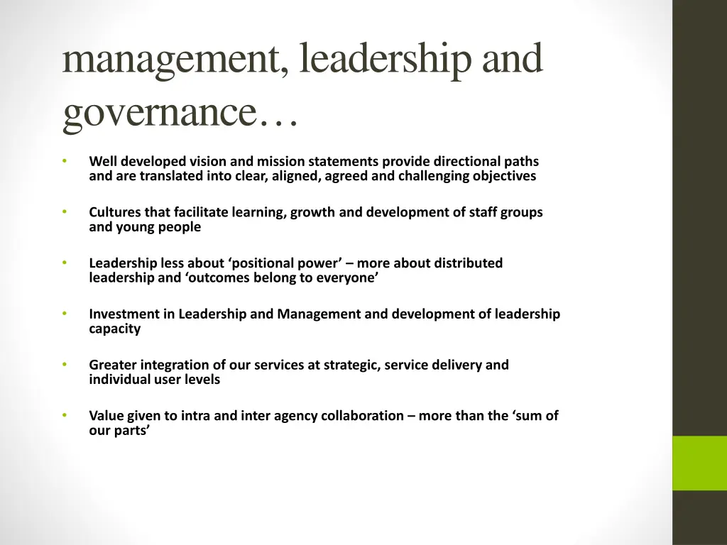 management leadership and governance 3