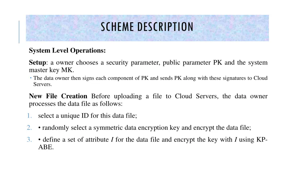 scheme description