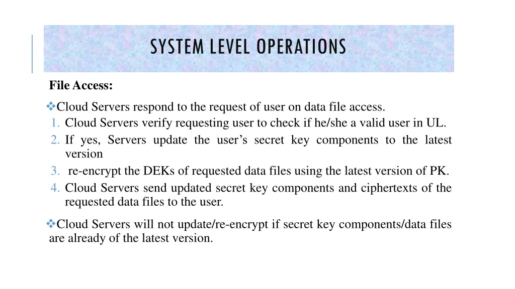 system level operations 3