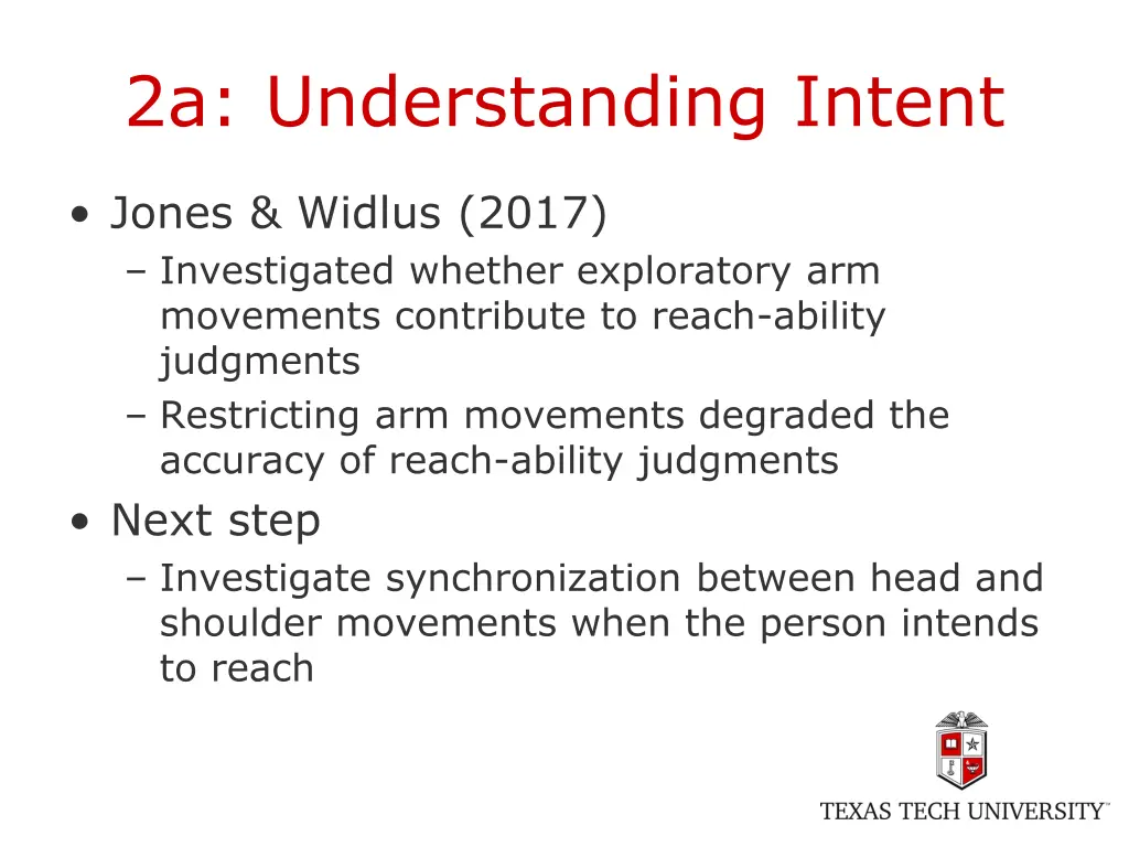 2a understanding intent 2