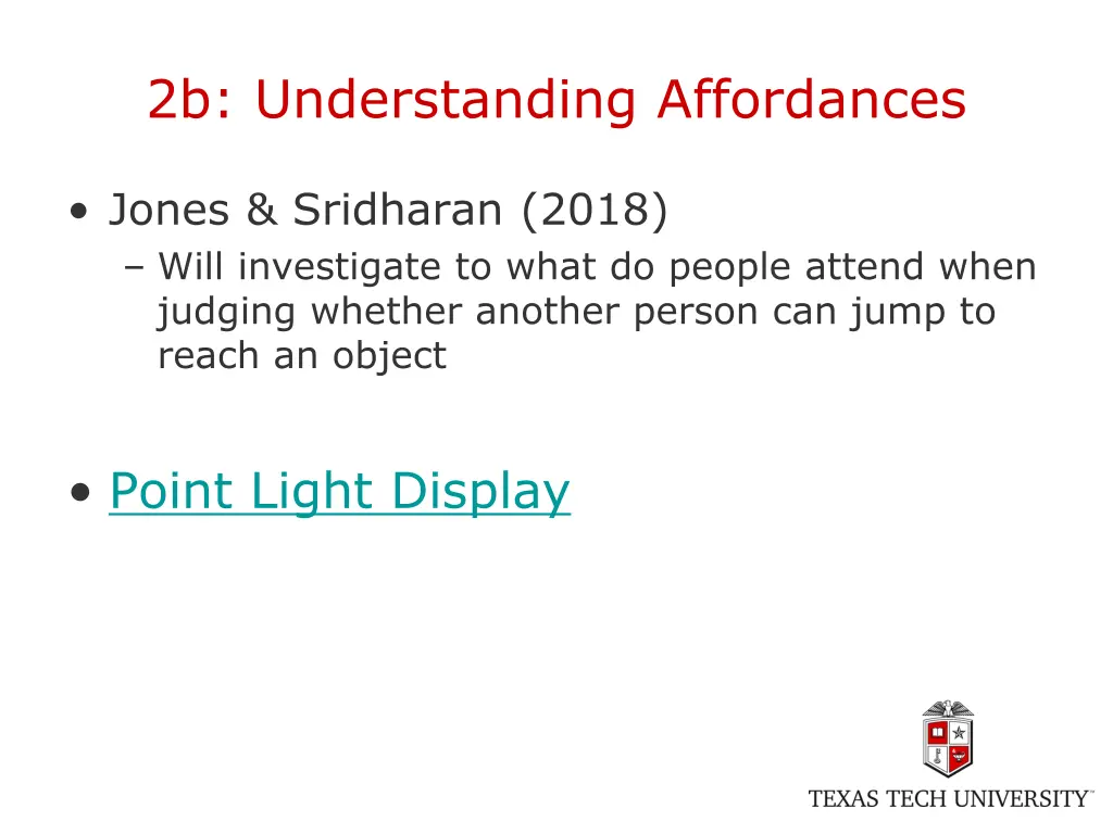 2b understanding affordances 1