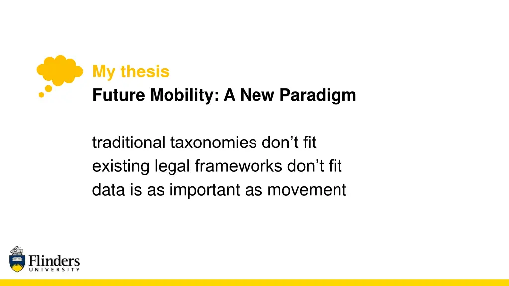 my thesis future mobility a new paradigm