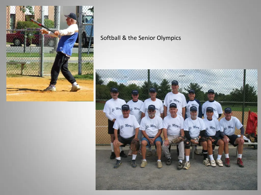 softball the senior olympics