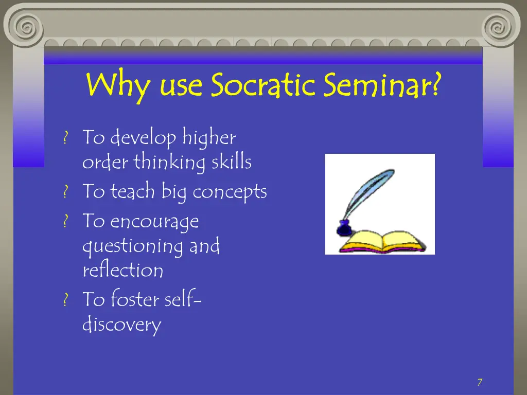 why use socratic seminar why use socratic seminar