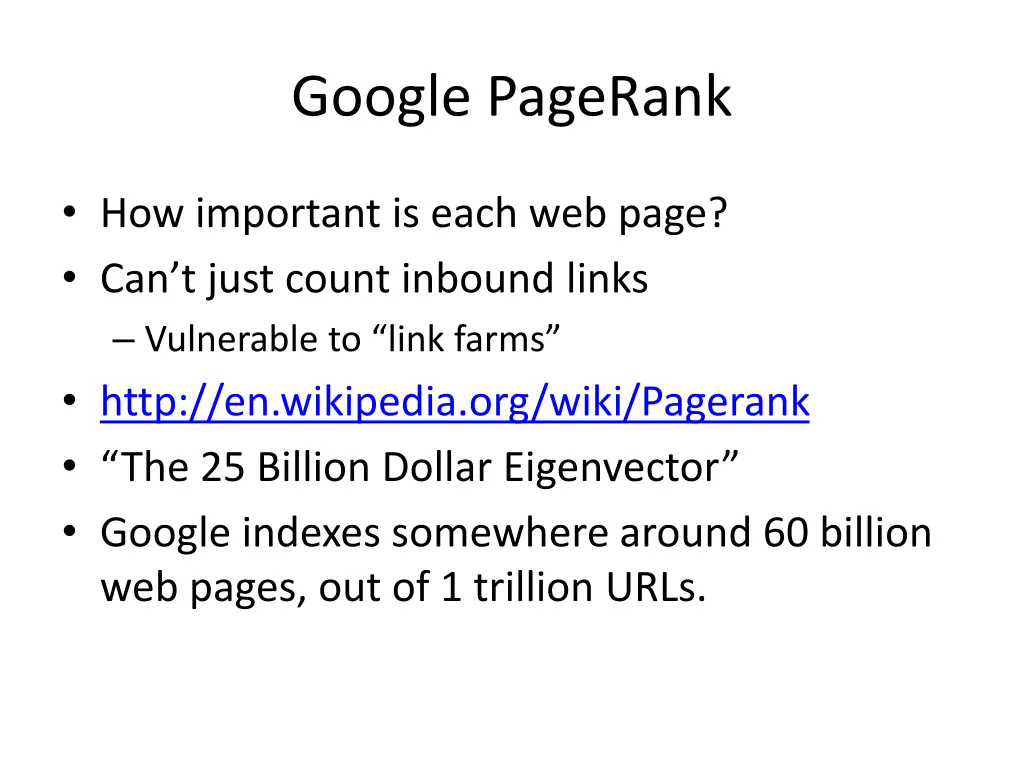 google pagerank