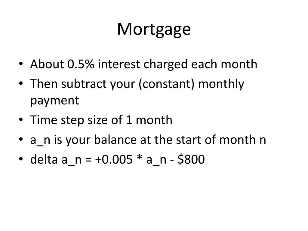 mortgage