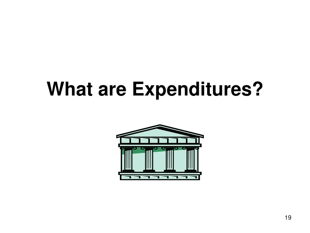 what are expenditures