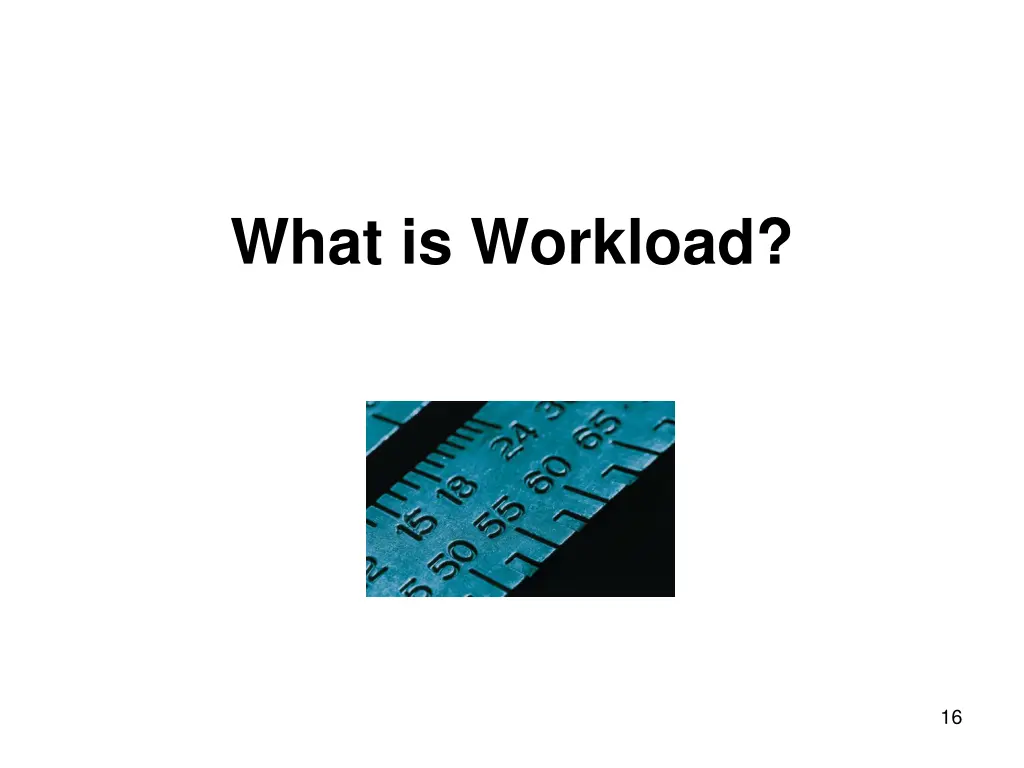 what is workload