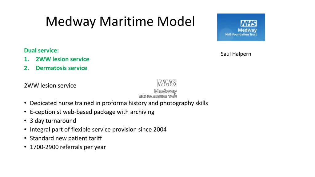 medway maritime model