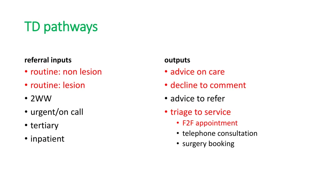 td pathways td pathways 1