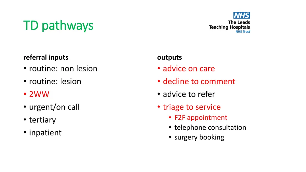 td pathways td pathways 2