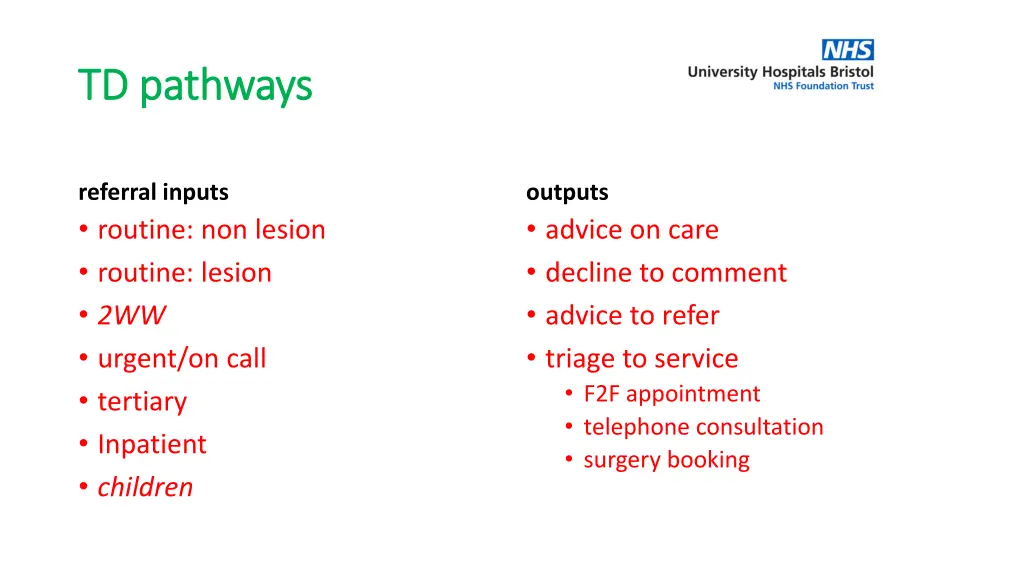 td pathways td pathways 5