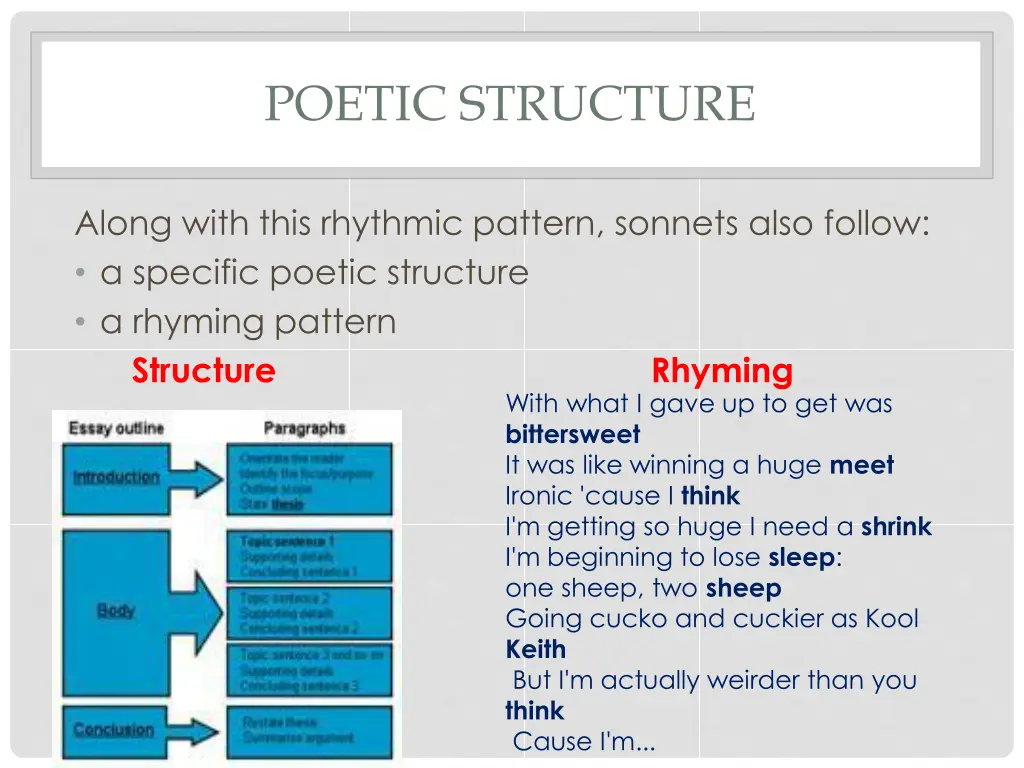 poetic structure