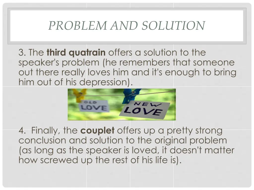 problem and solution