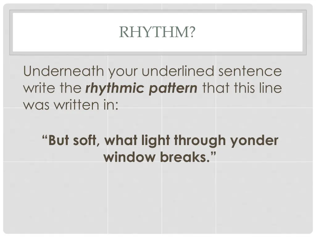 rhythm