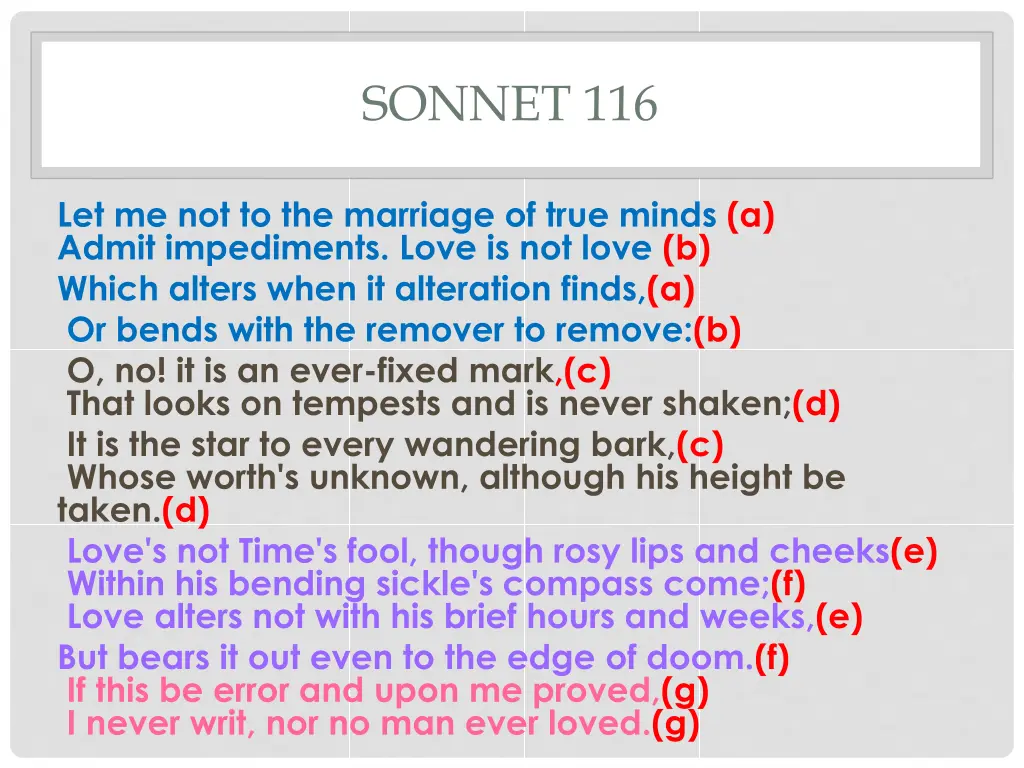 sonnet 116