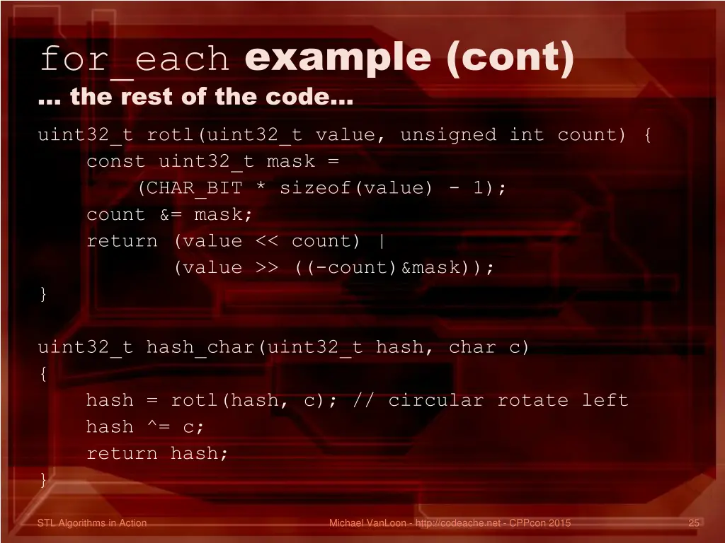 for each example cont the rest of the code