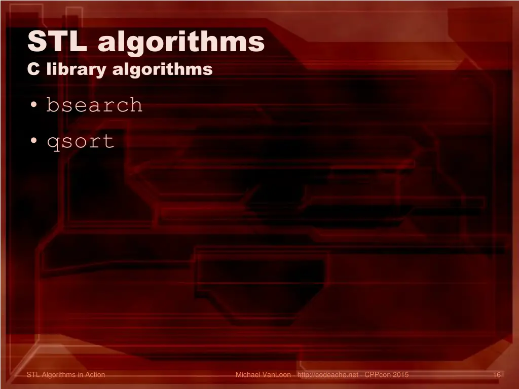 stl algorithms c library algorithms