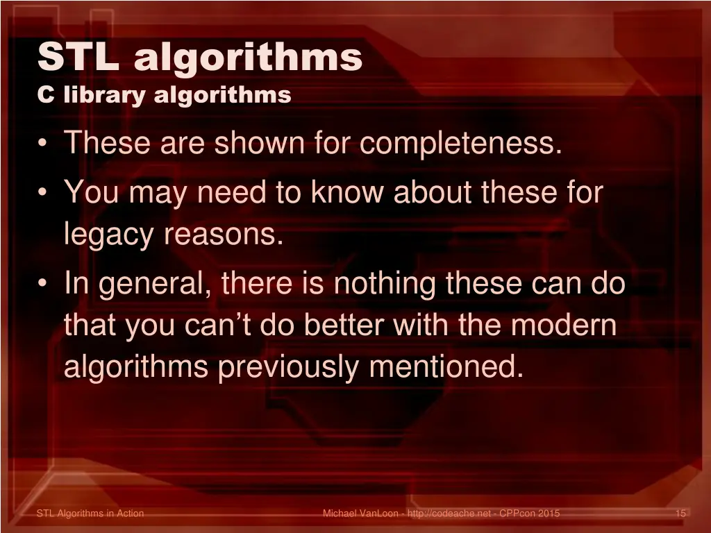 stl algorithms c library algorithms these