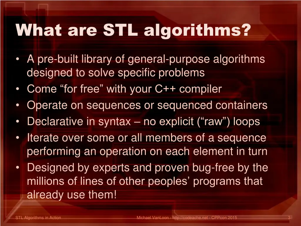 what are stl algorithms