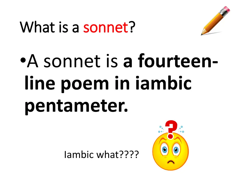 what is a what is a sonnet