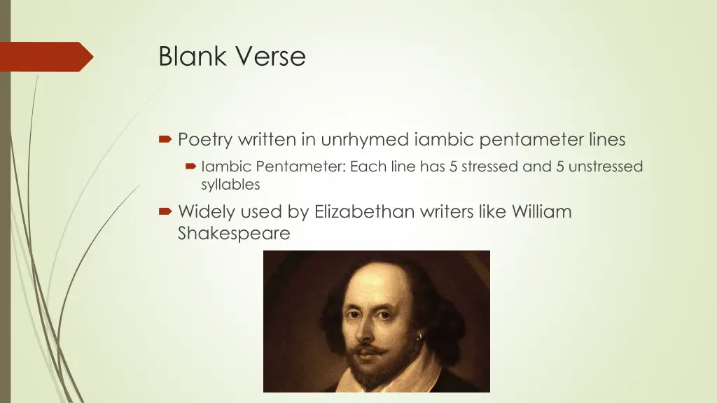 blank verse