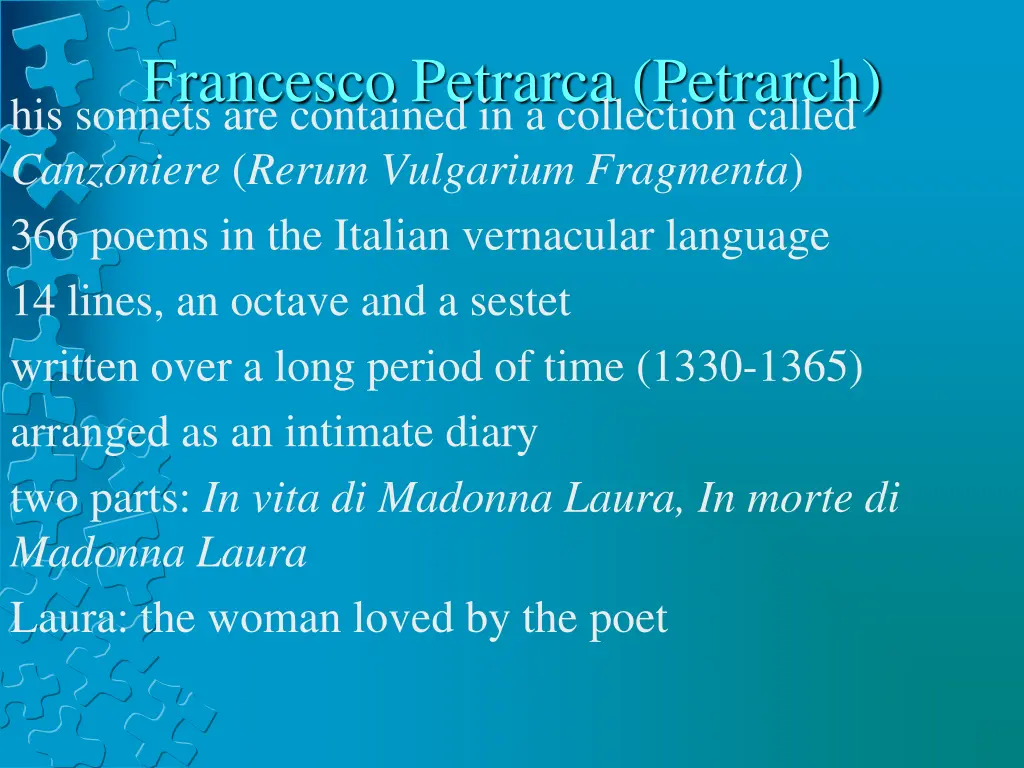 francesco petrarca petrarch his sonnets