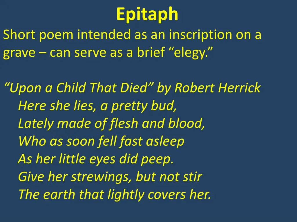 epitaph