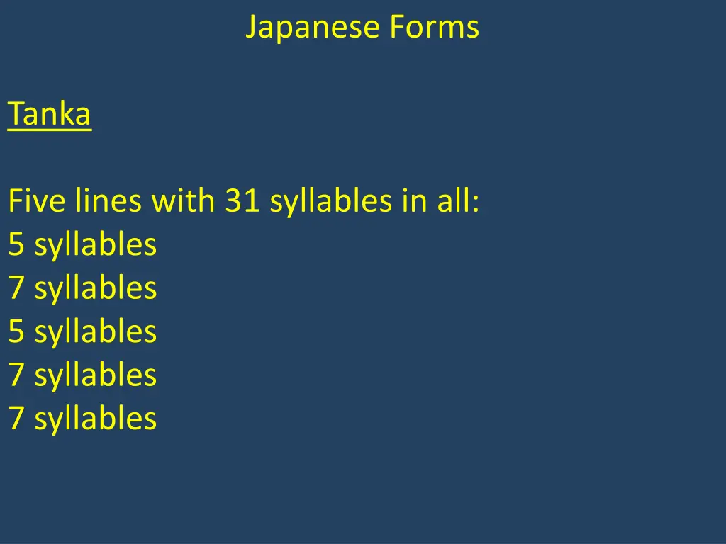 japanese forms 1