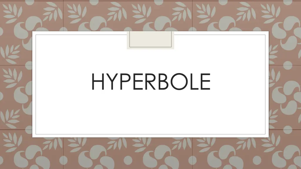 hyperbole