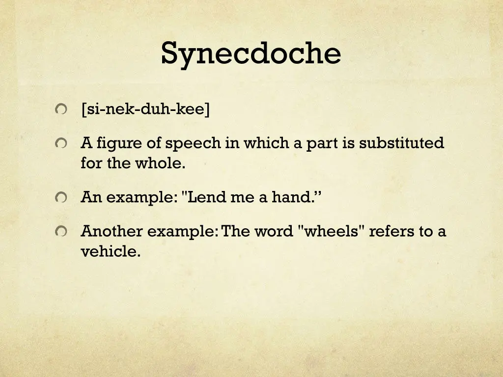 synecdoche