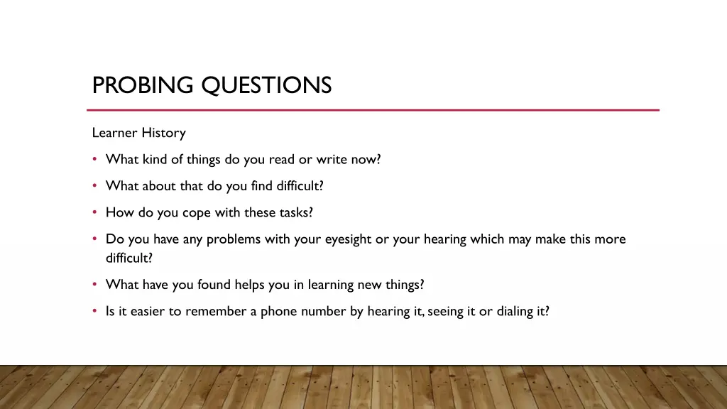 probing questions 1