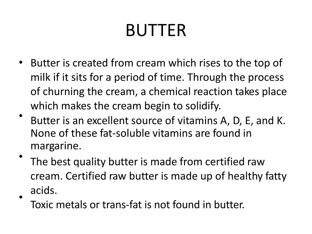 butter