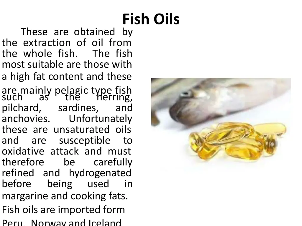 fish oils