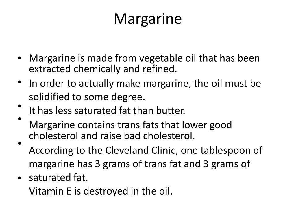 margarine