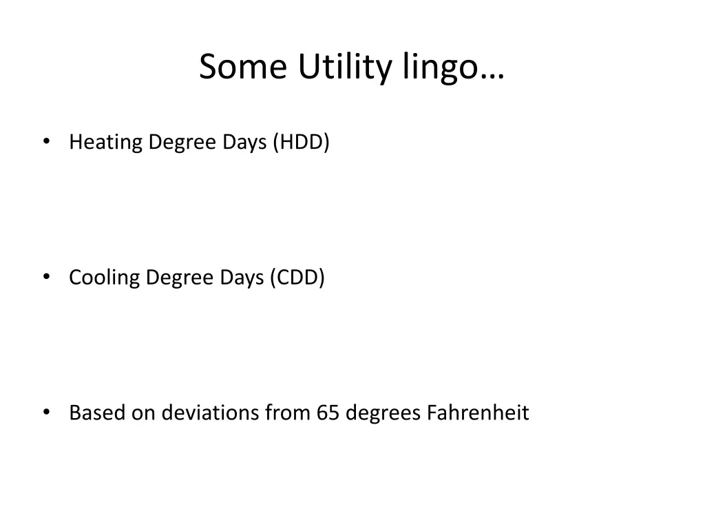 some utility lingo