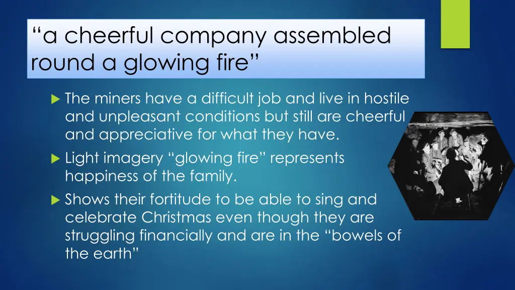 a cheerful company assembled round a glowing fire