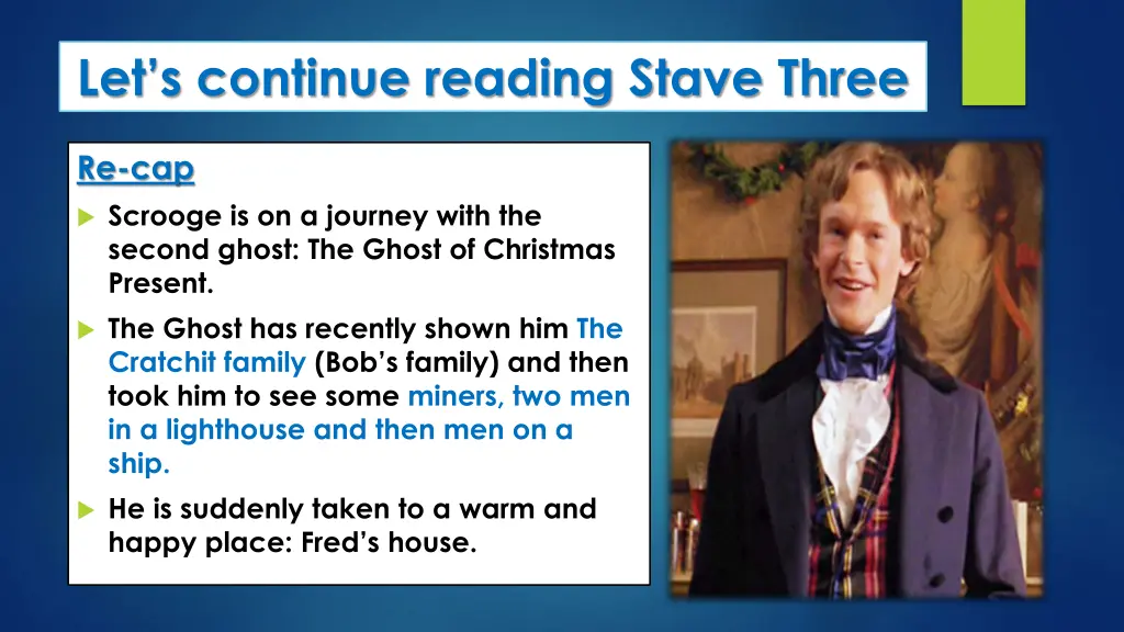 let s continue reading stave three