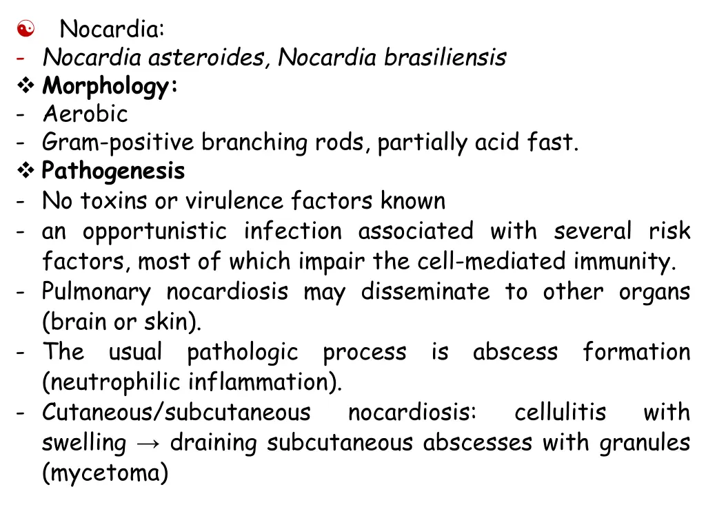 nocardia