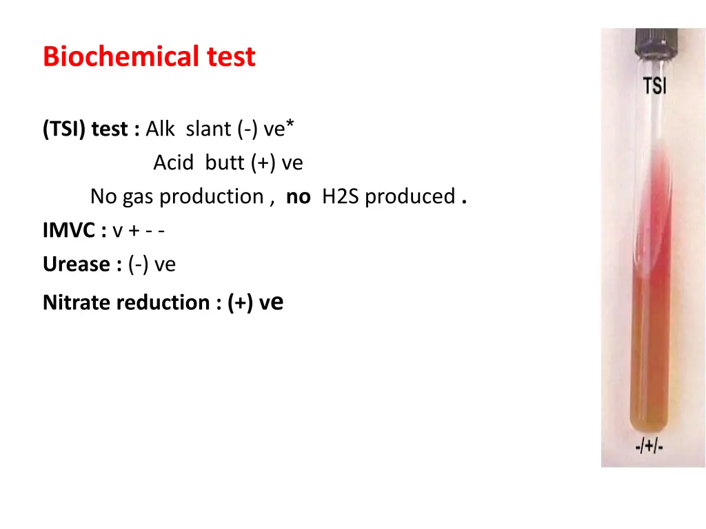 biochemical test