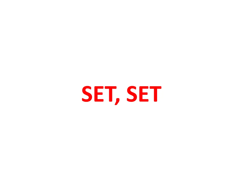 set set