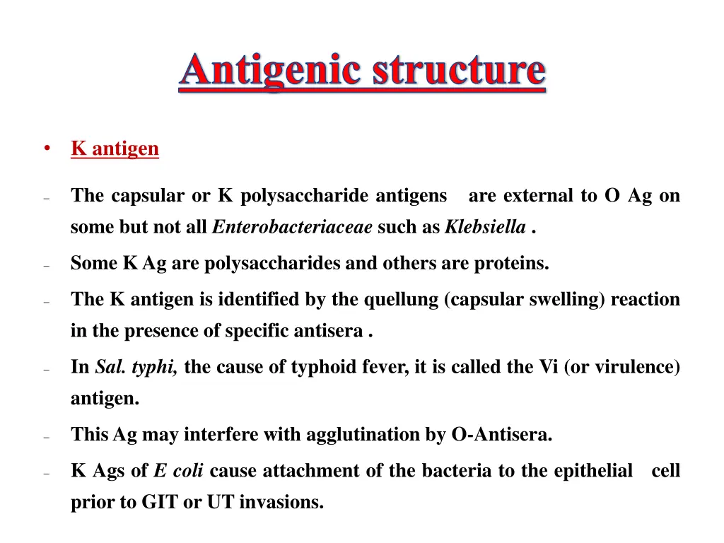 antigenic structure 1