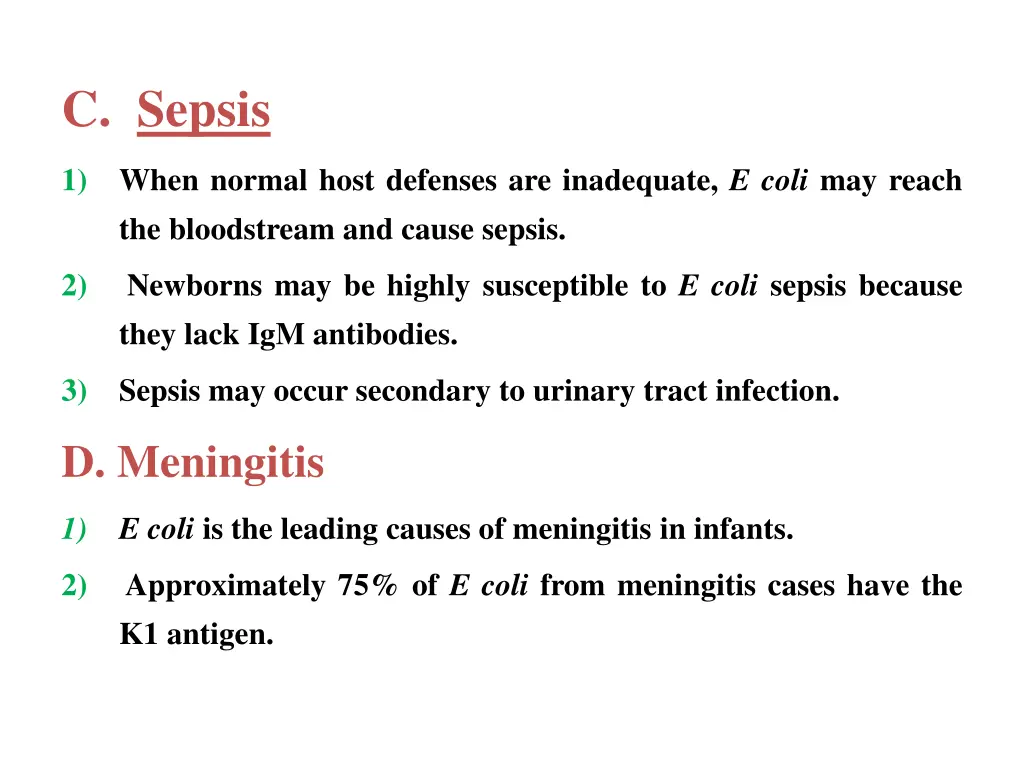 c sepsis