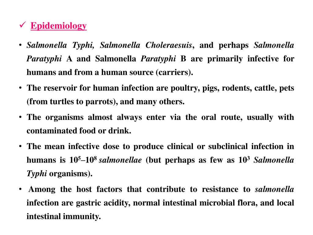 epidemiology