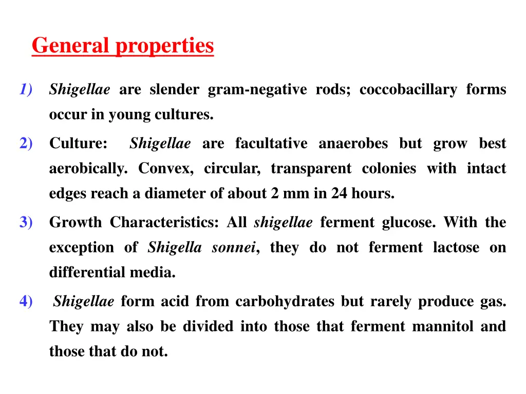 general properties 1