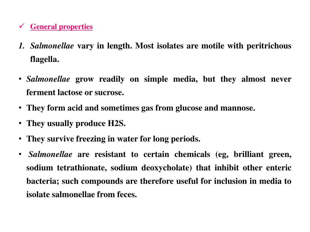 general properties 2