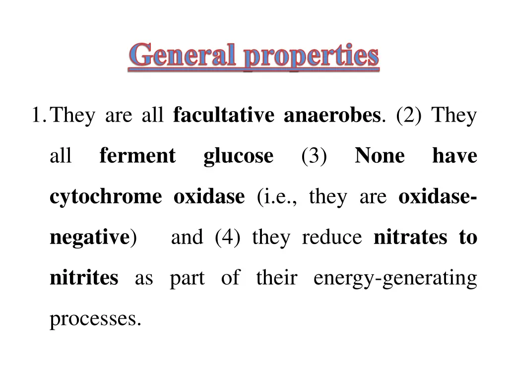 general properties